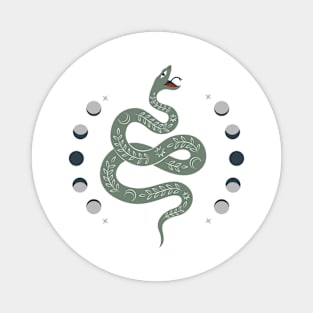 Snake Moonphases Magnet